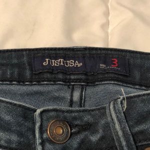 Dark blue skinny jeans